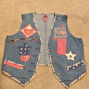 Vintage Cambridge Dry Goods Denim Vest